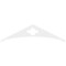 Ekena Millwork Pitch Turner Architectural Grade PVC Gable Pediment, 48"W x 12"H x 1"P (6/12) GPP048X012X100TUR - alternate 5